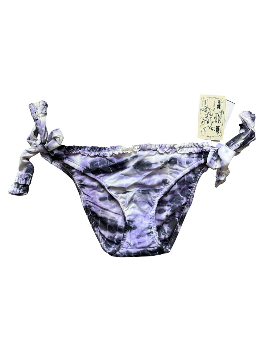 Lucky Brand Purple Tie-Dye Bikini Bottoms